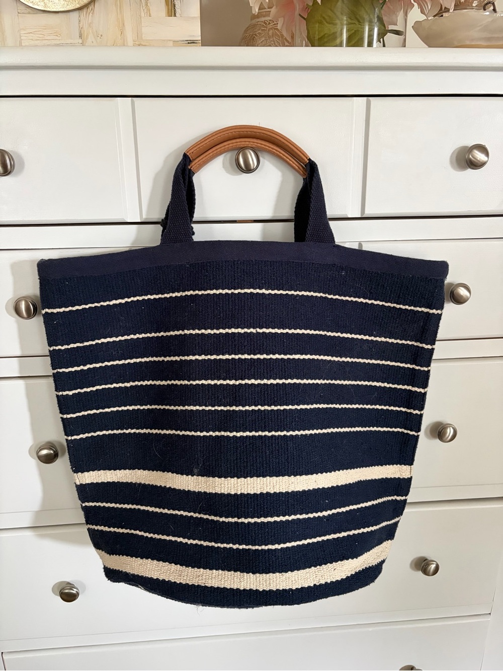 Navy Tote